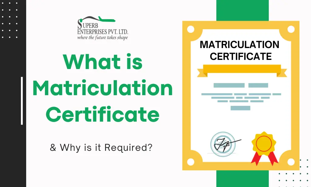 Read more about the article What is Matriculation Certificate & Why is it Required?